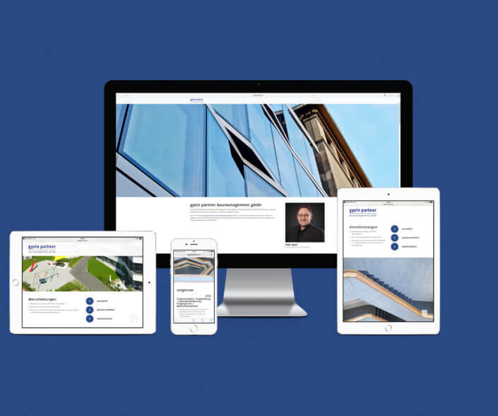 Gysin Partner Baumanagement Webseite