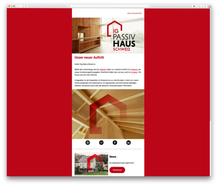 IG Passivhaus Newsletter
